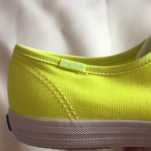 Keds Canvas Neon Yellow - Picture 5 of 6